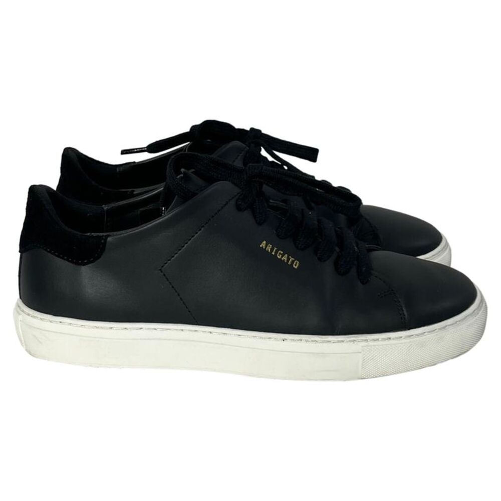Axel Arigato Clean 90 Sneakers in Black Leather
